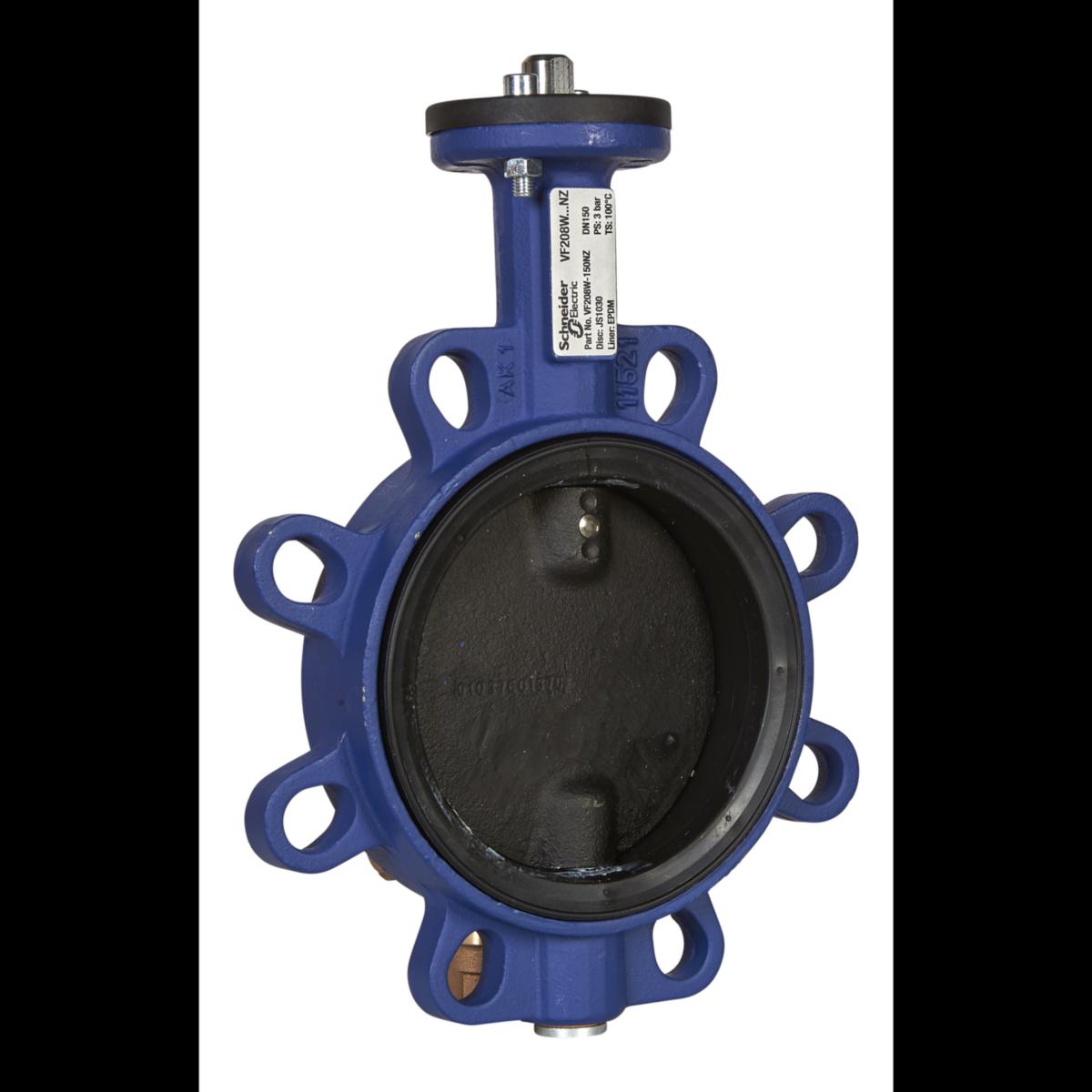 Venttiili Schneider VF208 SpaceLogic - VENTTIILI SCHNEIDER VF208 LÄPPÄV.DN150 KV1790 MF40 IRON