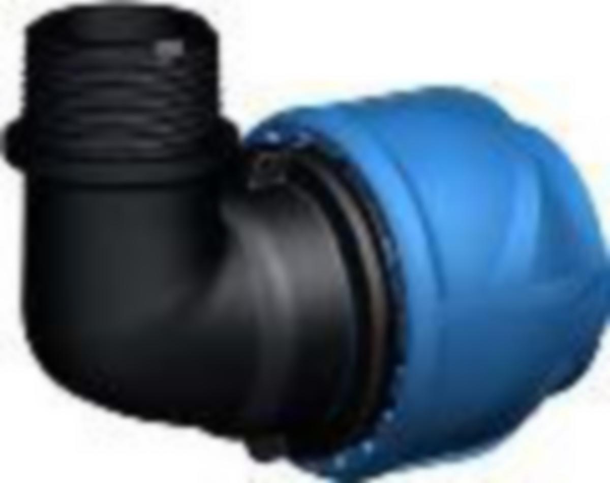 Kulmaliitin iJOINT uk - MUOVIPUTKENLIITIN KULMA 90 AST 63-2" UK PN16 IJOINT