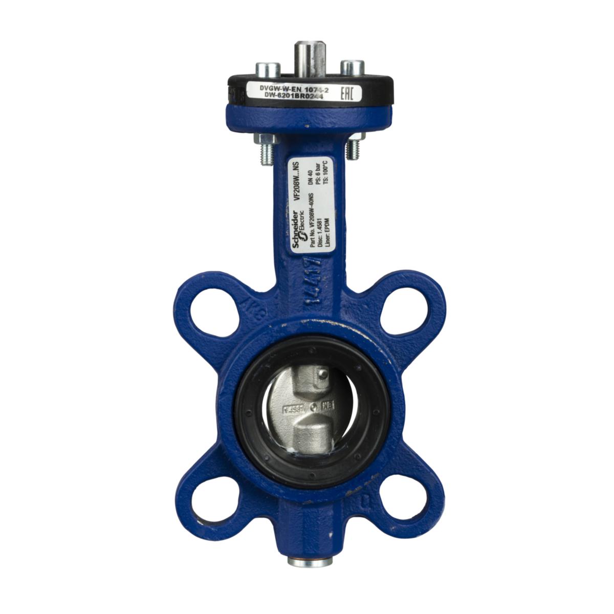 Venttiili Schneider VF208 SpaceLogic - VENTTIILI SCHNEIDER VF208 LÄPPÄV.DN40 KV50 MF20 RST
