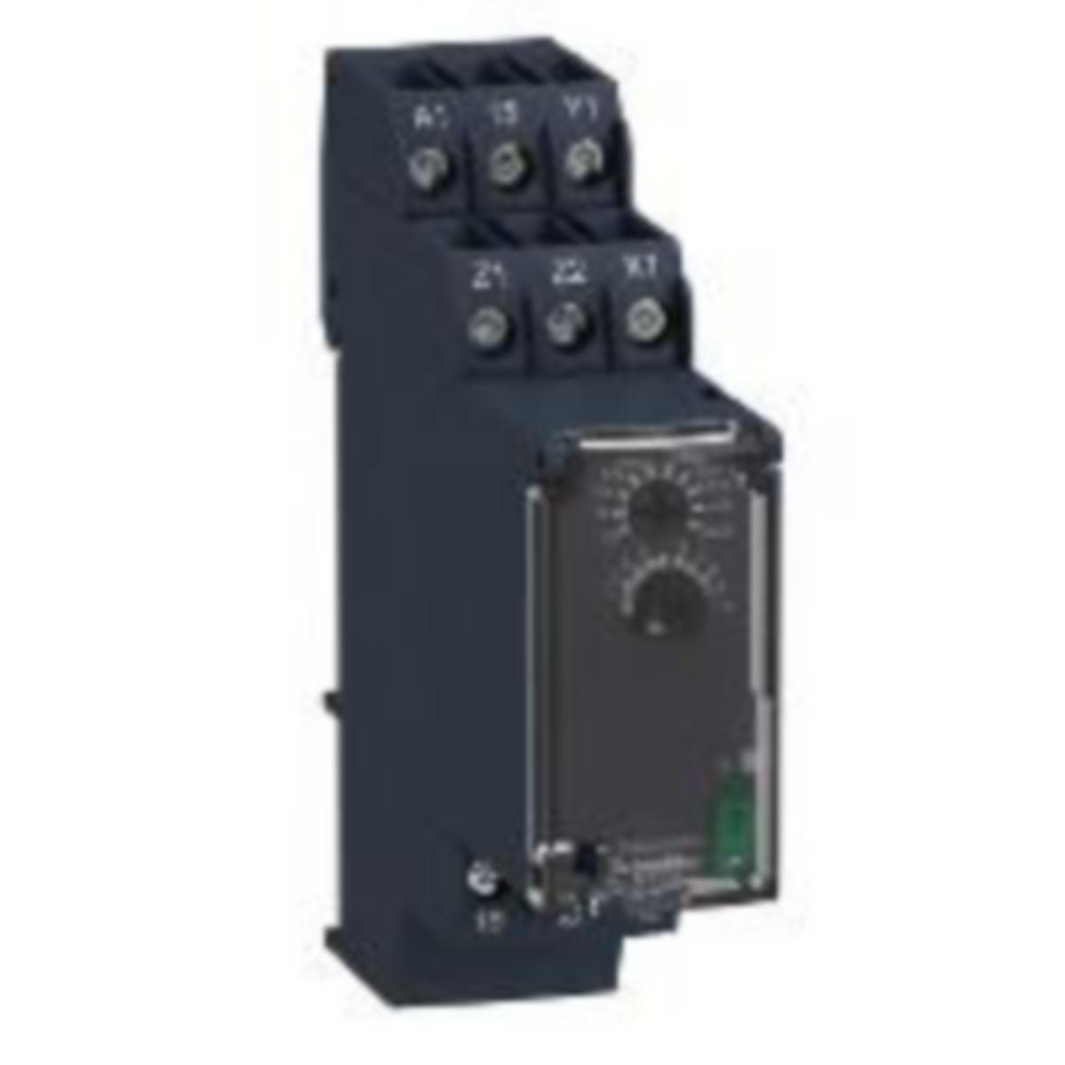 Aikarele päästöhidastettu Schneider Electric Zelio - PÄÄSTÖHIDASTUSAIKARELE ZELIO RE22R1CMR. 1C/O. 24-240VAC/DC