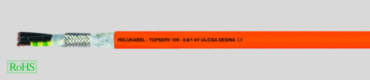 Ohjauskaapeli taipuisa Helukabel Topserv® 109 PUR - OHJAUSKAAPELI TAIP. HELUKABEL TOPSERV 109 PUR 4G10