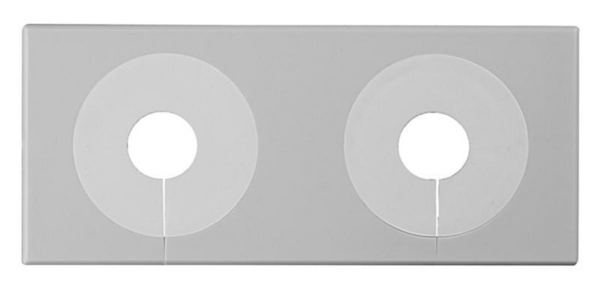 Peitelevy Faluplast 2-osainen avautuva - PEITELEVY 2-OS AVAUTUVA 18-28MM. 60 C/C VALKOINEN