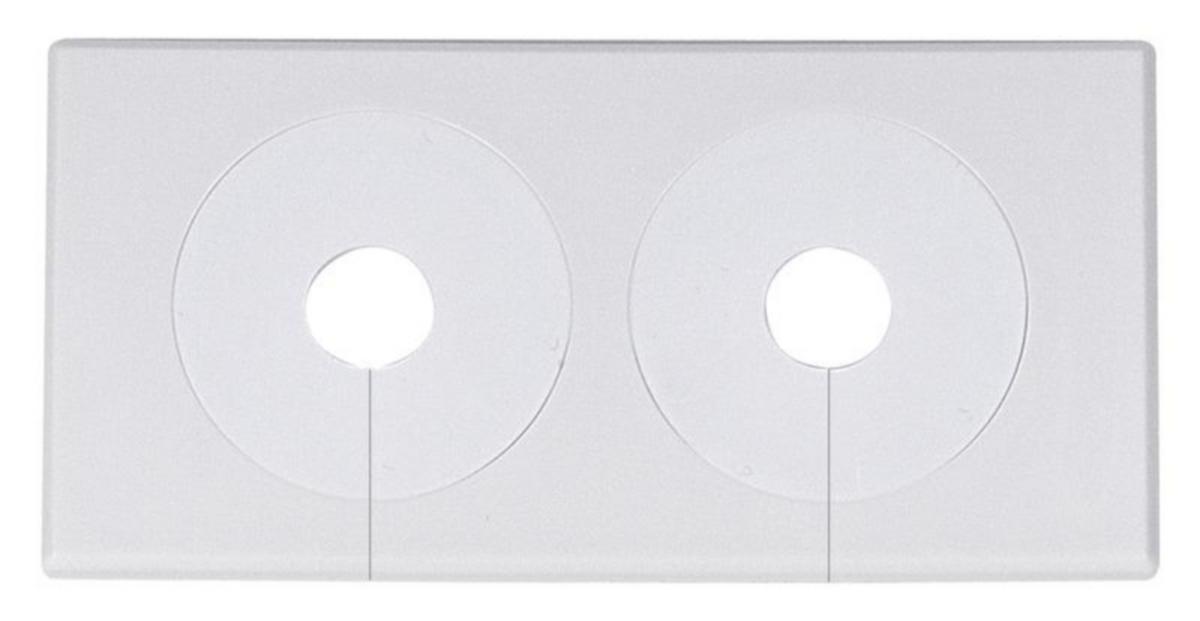 Peitelevy Faluplast 2-osainen avautuva - PEITELEVY 2-OS AVAUTUVA 12-22MM. 40 C/C VALKOINEN
