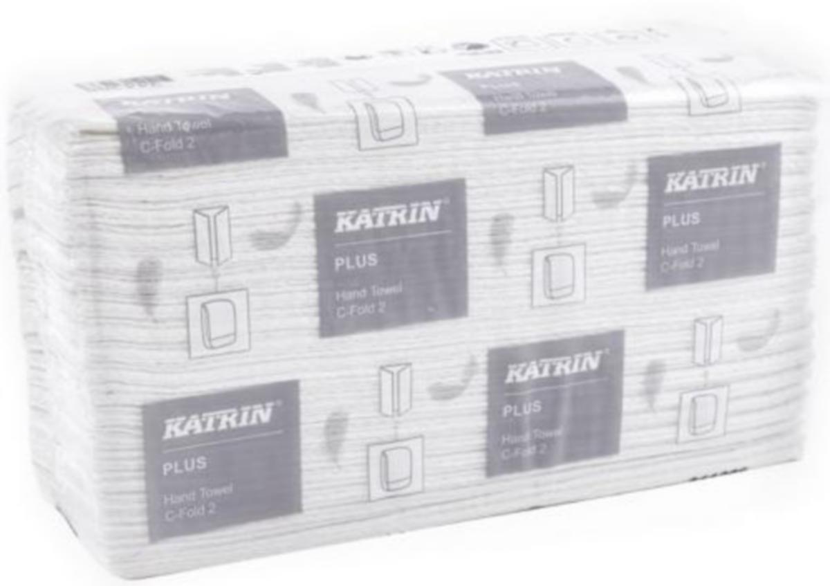 Käsipyyhe Katrin Plus C-taitto - KÄSIPYYHE VALKOINEN KATRIN 16NIP/PAK PLUS C-FOLD 73542