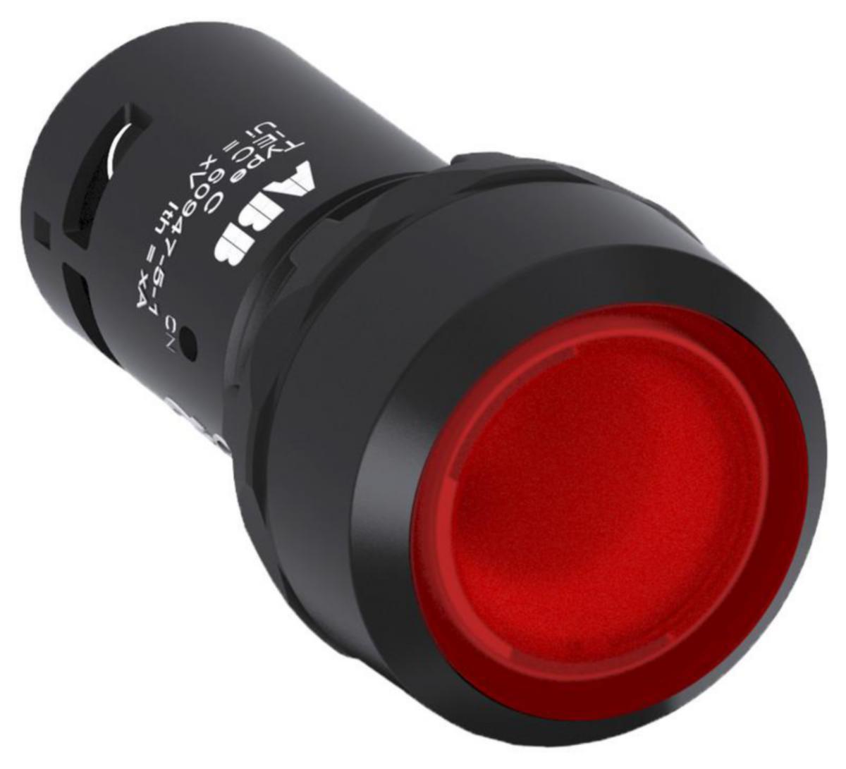 Tasovalopainike ABB Compact - TASOVALOPAINIKE COMPACT PUNAINEN, PALAUTUMATON, 1NO