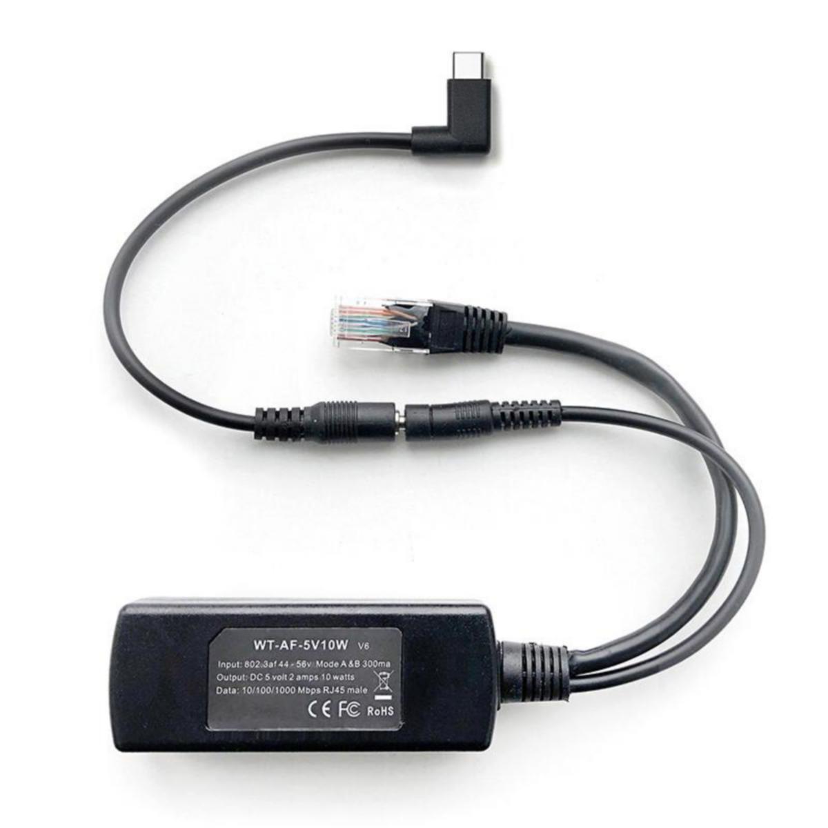 Virtalähde smart things PoE - VIRTALÄHDE POE POE VASTAANOTIN, USB-C, 48V