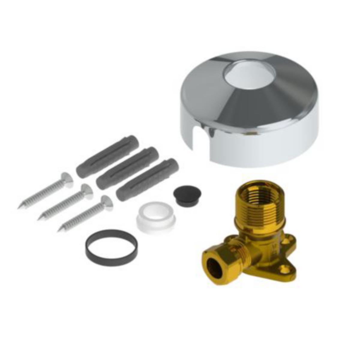 Pinta-asennuskulma suluin - PINTA-ASENNUSKULMA DN10 3/4"-1/2"X10 MM