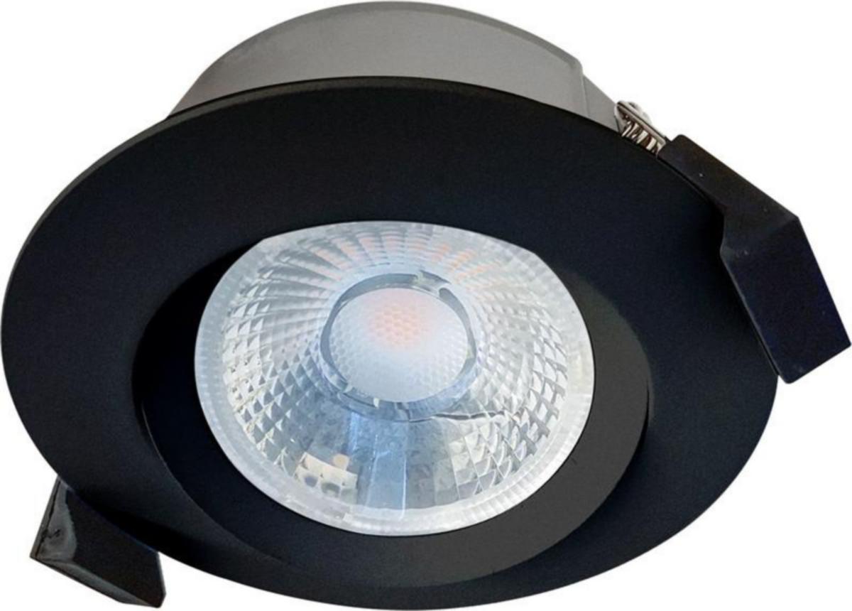 Alasvalo Black Box Unilamp Tilt Eco - ALASVALO UNILAMP TILT ECO IP44 8W 3K BLACK
