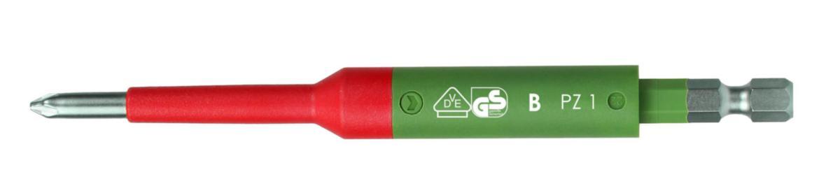 Ruuvauskärki Ironside Pozidriv 1000V - RUUVAUSKÄRKI PZ1 VDE IRONSIDE 203080
