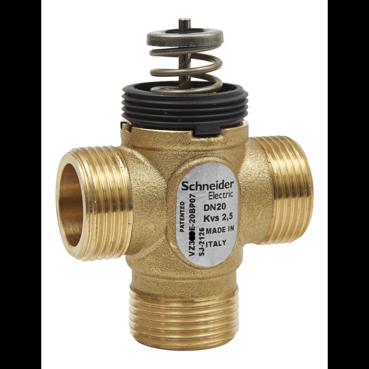 Venttiili Schneider VZ319 SpaceLogic - VENTTIILI SCHNEIDER VZ319 3-TIE,DN15KVS2,5/1,6,G3/4A,ULK