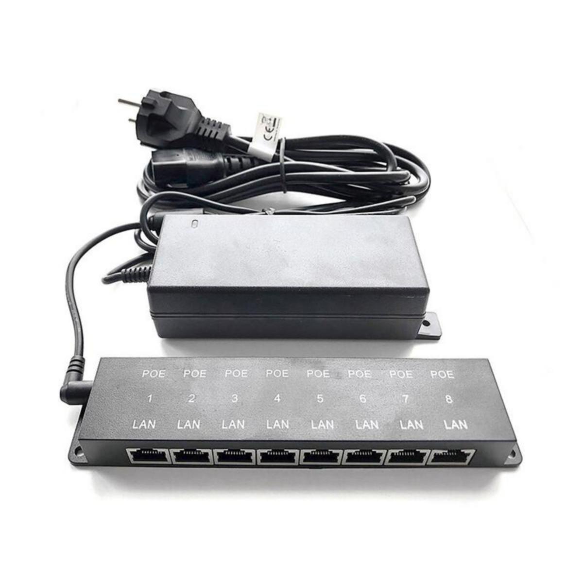 Virtalähde smart things PoE - VIRTALÄHDE POE POE-INJEKTORI, 8X PORTTI, 60W