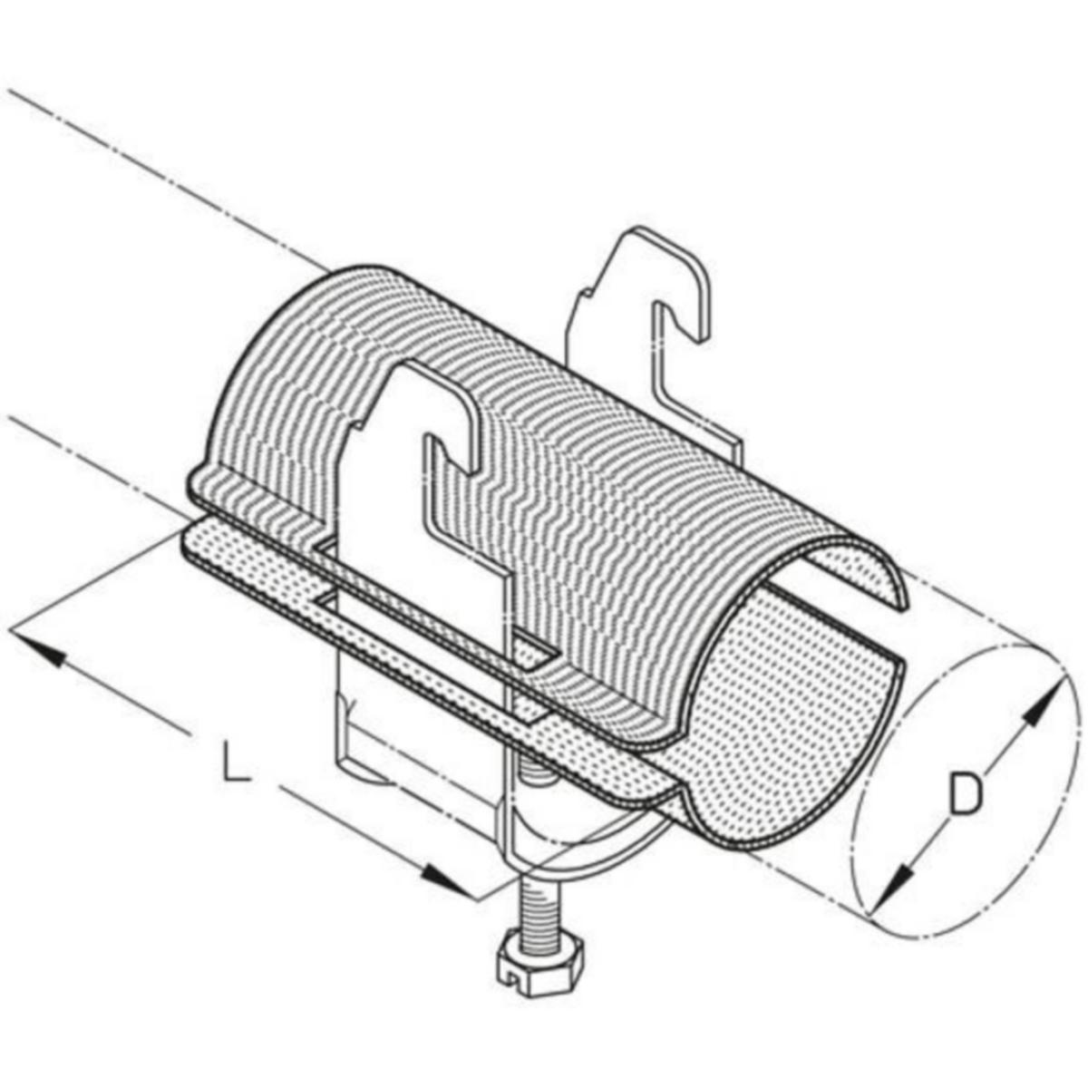 Vastavanne PUK - VASTAVANNE PUK LW12 Ø9-12/L=70MM FE