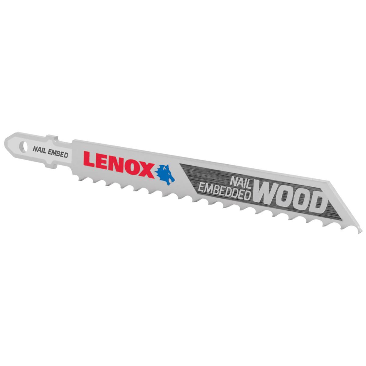 Pistosahanterä Lenox yleiskäyttö - PISTOSAHANTERÄ LENOX B406T5 5/PK NAUL.PUU