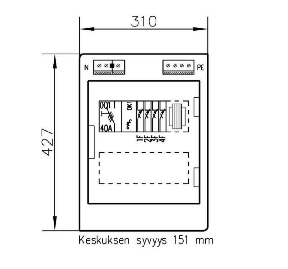 Huolto-/ohituskytkin Socomec Netys RT - HUOLTO/OHITUSKYTKI ITYS BASSET UPS-OHITUSKESKUS 230VAC 6KVA