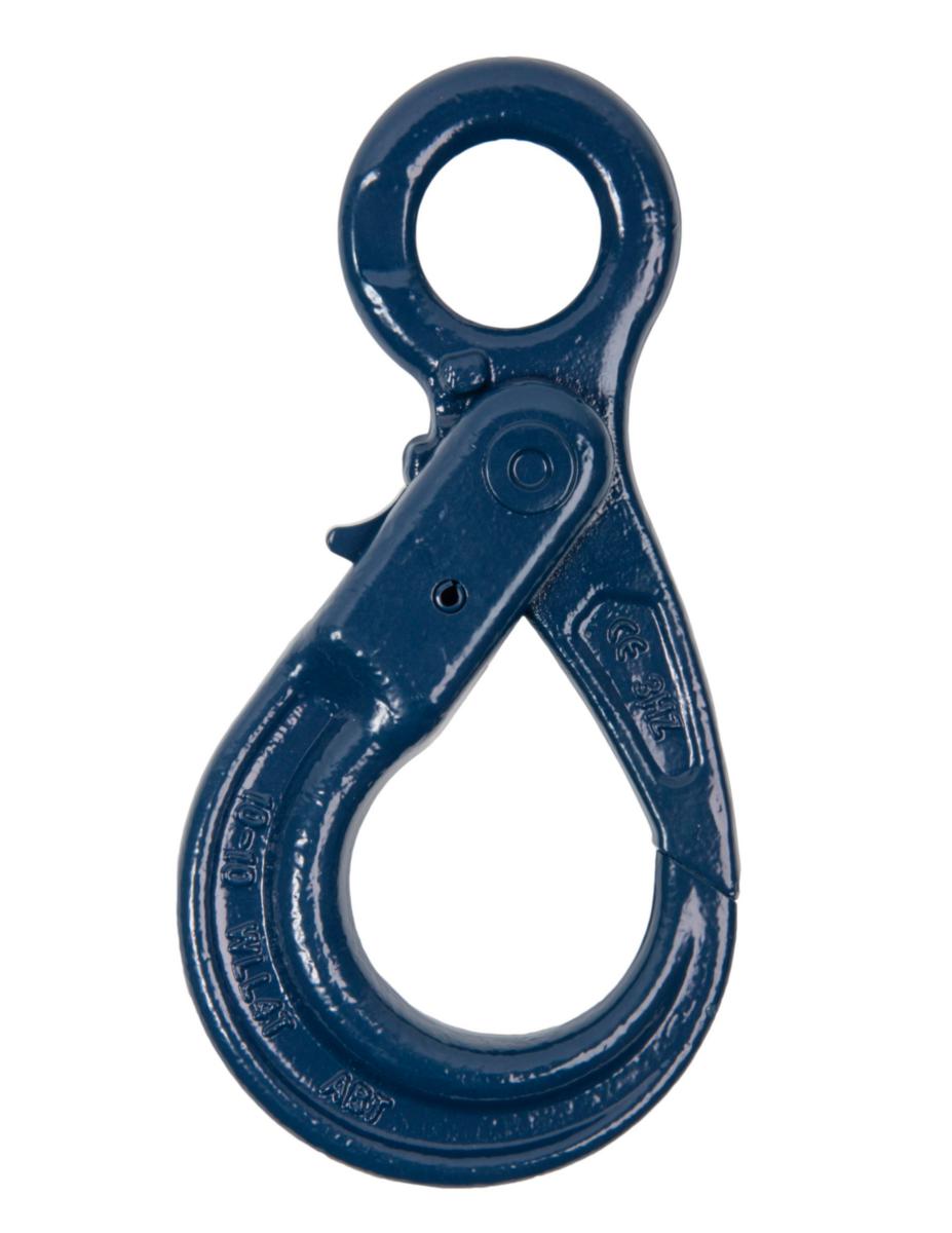 Varmuuskoukku Haklift pallolukittuva luokka 10 - VARMUUSKOUKKU 13MM. LK 10 TYÖKUORMA: 6.7 T. SININEN