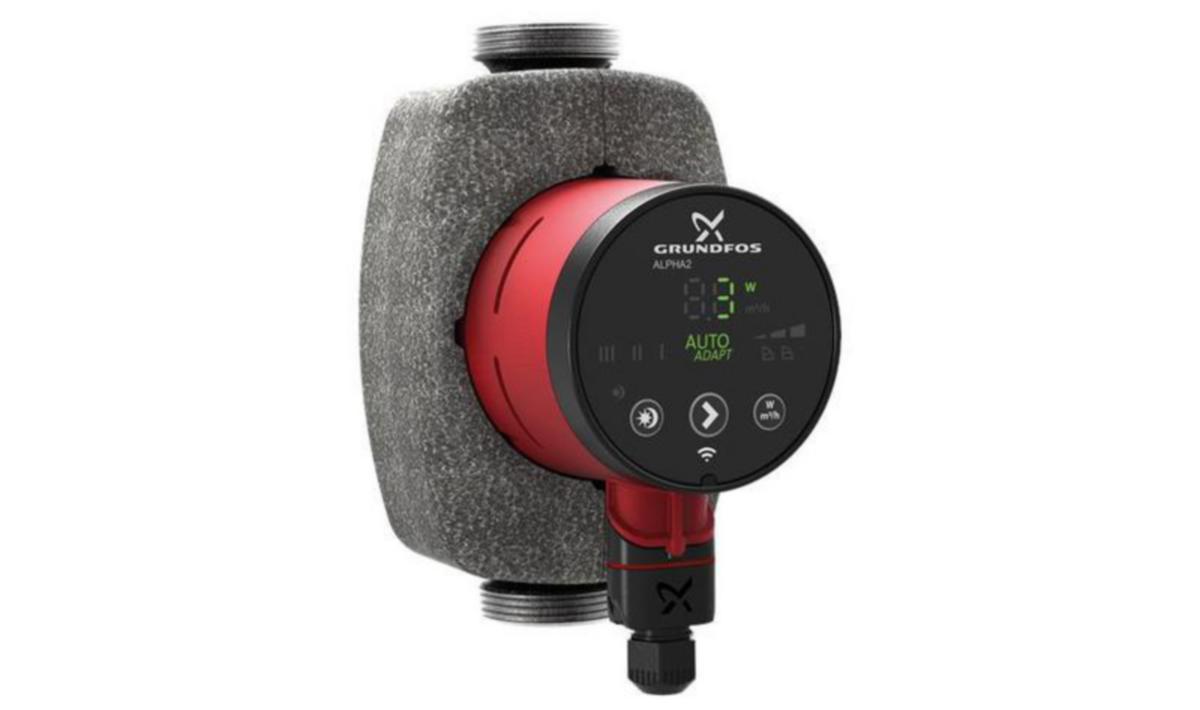 Lämminkäyttövesipumppu Grundfos Alpha2N - KIERTOVESIPUMPPU KÄYTTÖVESI ALPHA2 25-80 N 180 1X230V 50HZ