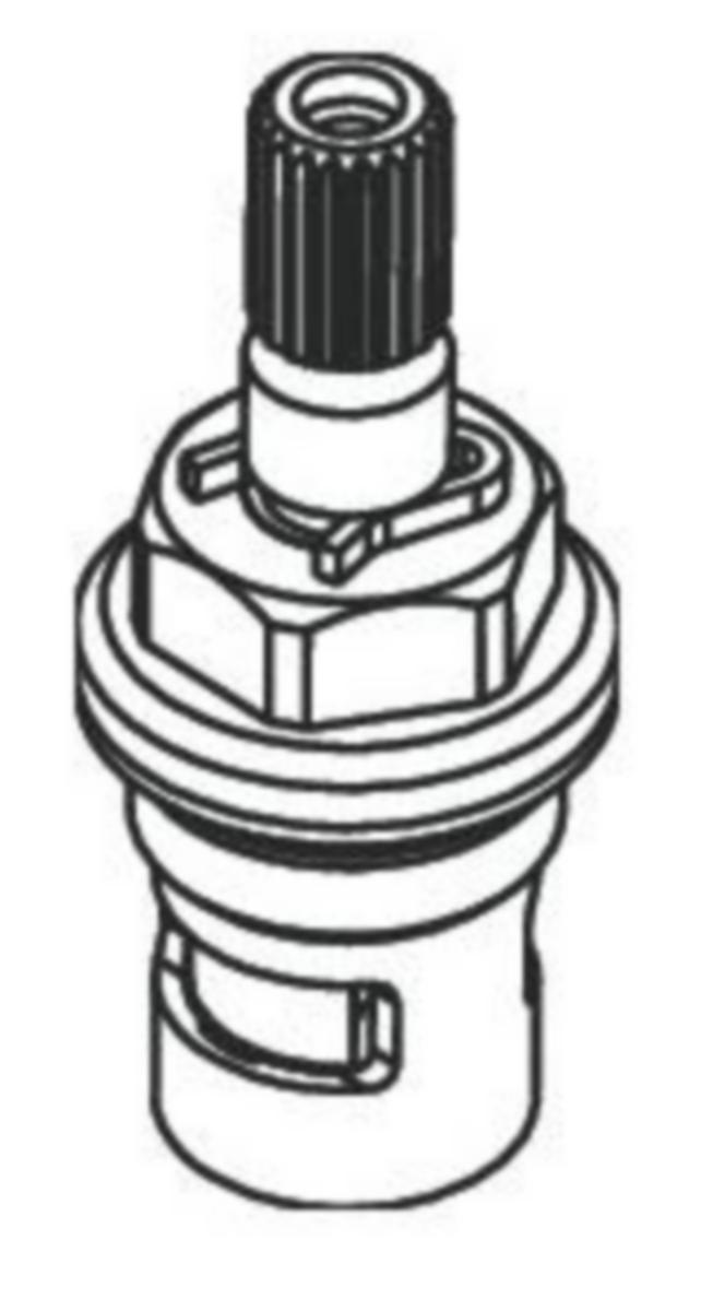 Käyttöventtiili Hansgrohe 98817000 - KÄYTTÖVENTTIILI HANSGROHE 3/8 OIKEA SULKEUTUVA 98817000