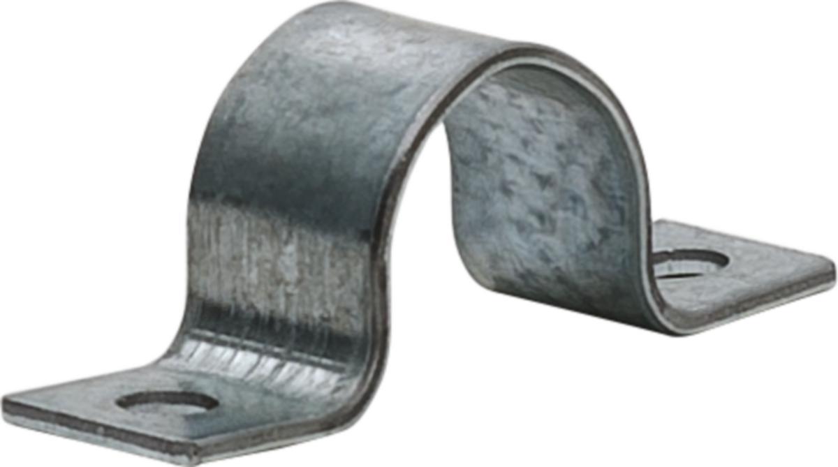 Kaapelinsuojakourun kiinnike, pelti, U-profiili - KIINNIKE U-PROFIILI KAAPELIKOURULLE 16MM 5KPL/PSS