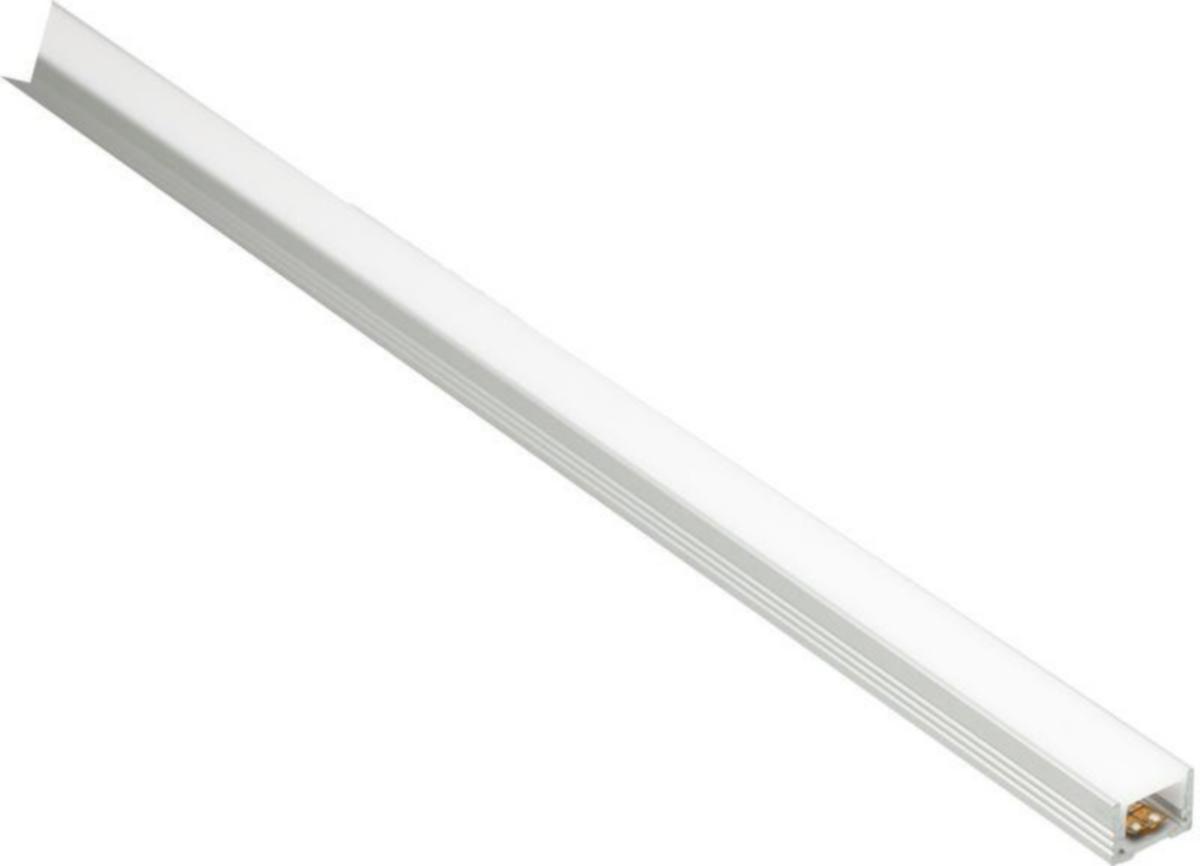 LED-alumiiniprofiili Hide-a-lite kupu 15mm - KUPU HIDE A LITE U-KISKOON KIRKAS 2M