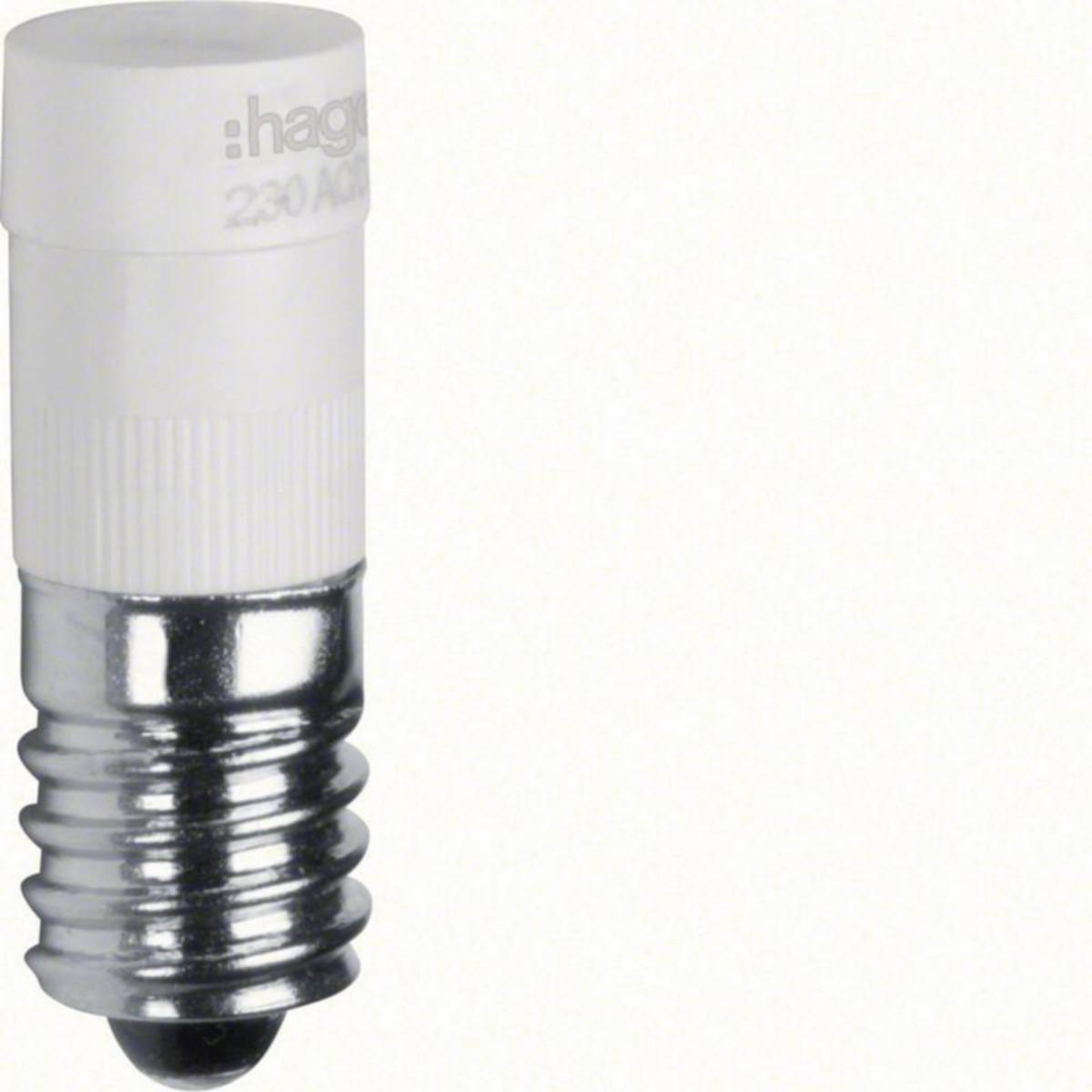Merkkilamppu Hager S.1 - MERKKILAMPPU S.1 VAL LED 230VAC 4MA E10