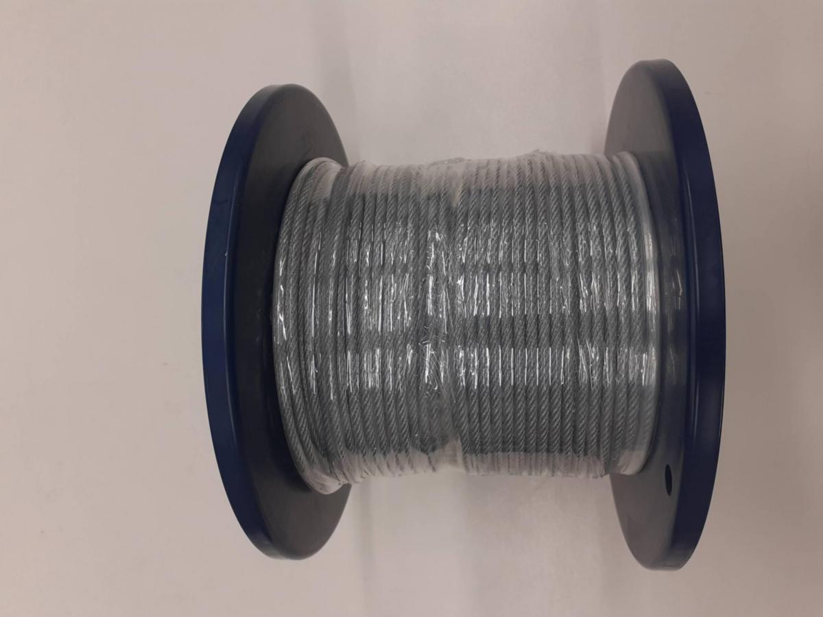 Vaijeri 3 / 4 mm muovipäällystetty - VAIJERI 3/4MM 110M MUOVIPÄÄLLYSTETTY