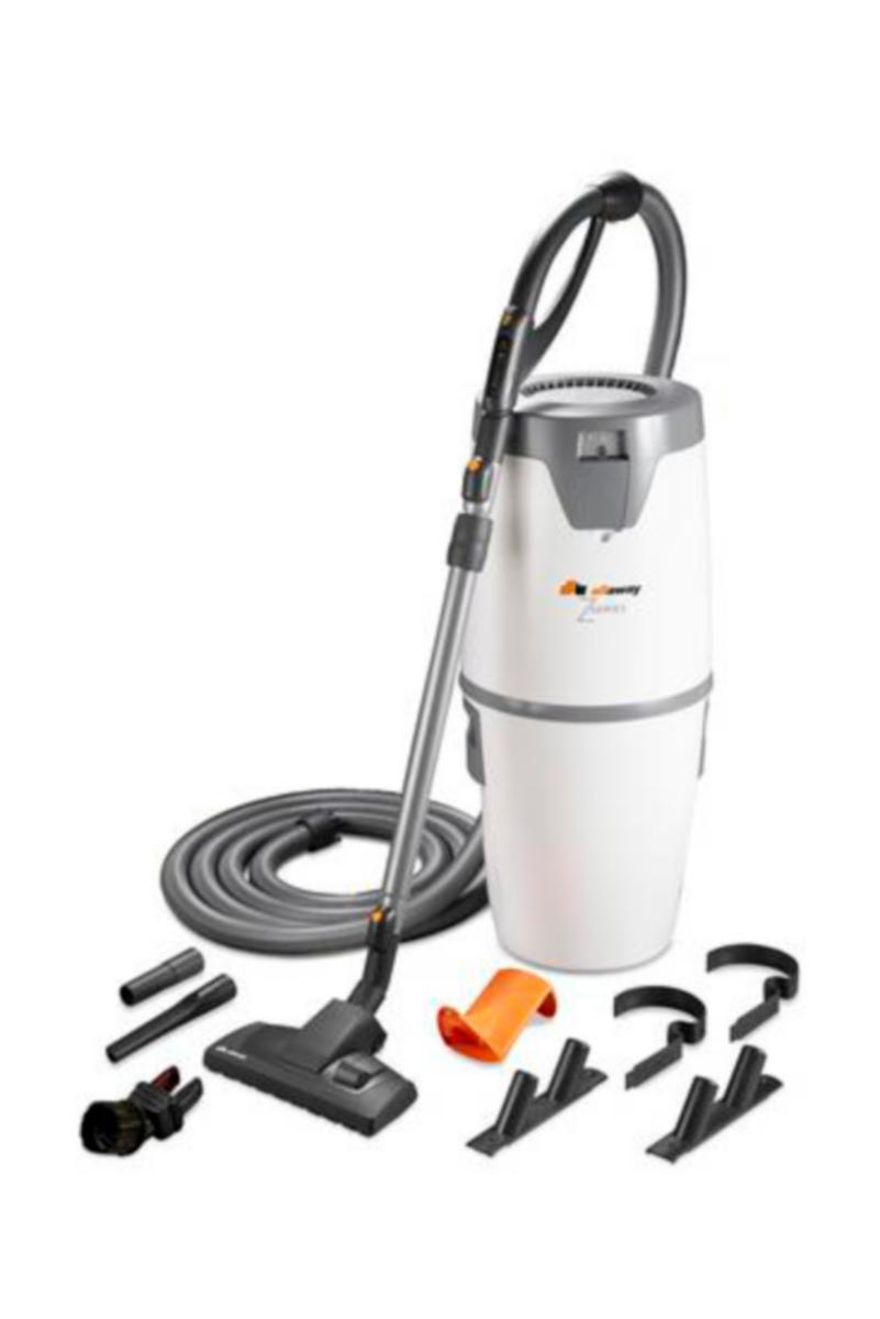 Keskuspölynimuri Allaway Z 45i siivousvälinesarjalla - KESKUSPÖLYNIMURI ALLAWAY Z45I KESKUSYKS+SIIVOUSVÄL.SRJ