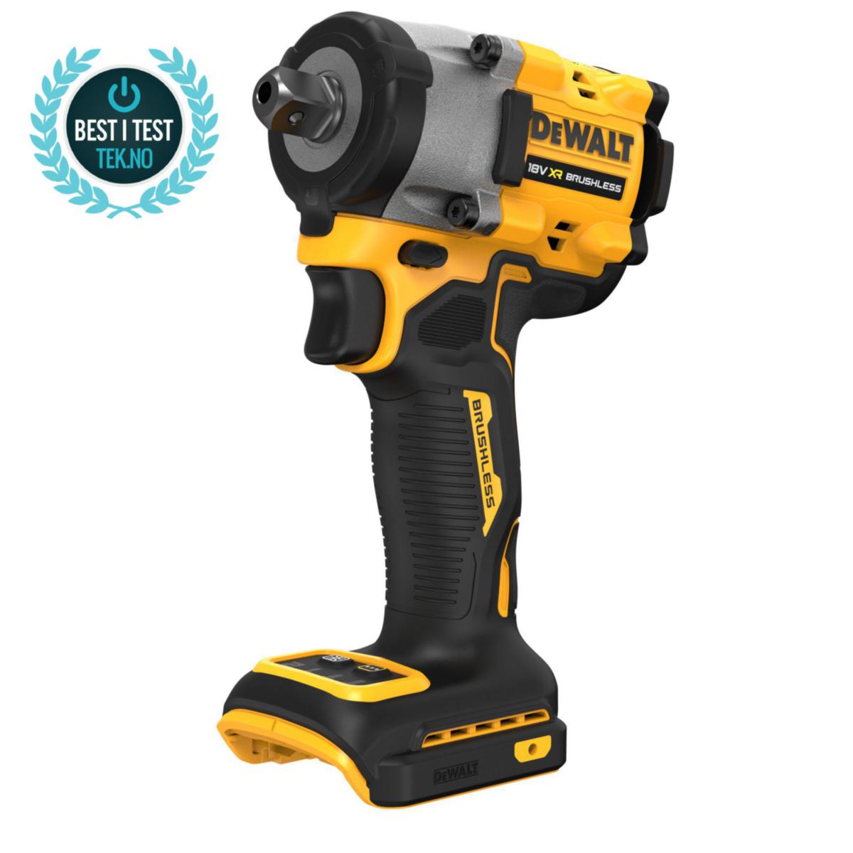 Akkumutterinväännin iskevä Dewalt DCF922N SOLO - AKKUISKUMUTTERINVÄÄNNIN DEWALT 18V XR 1/2" 405NM RUNKO
