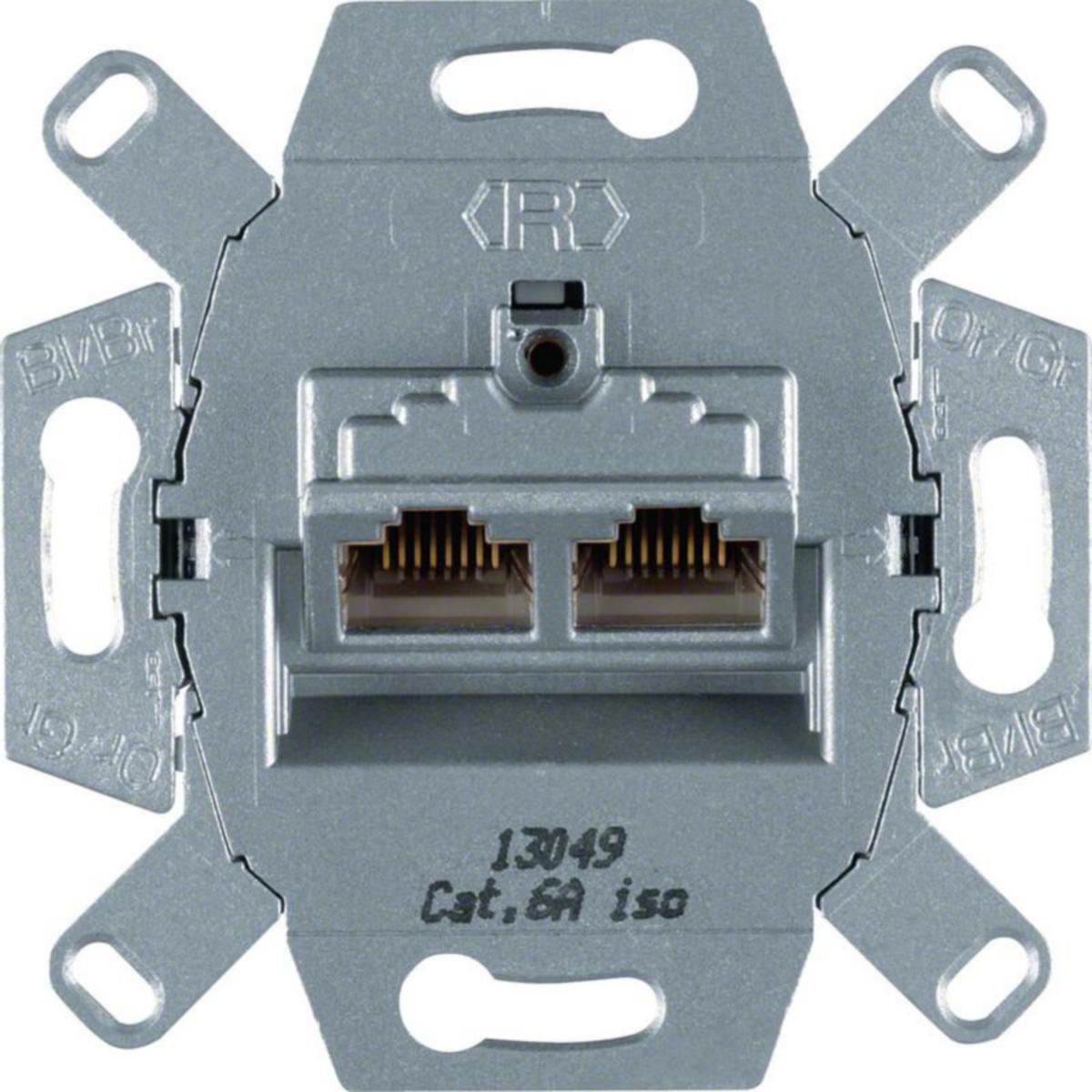Telerasia Hager S.1 - TELERASIA S.1 2XRJ45 CAT6A ISO STP