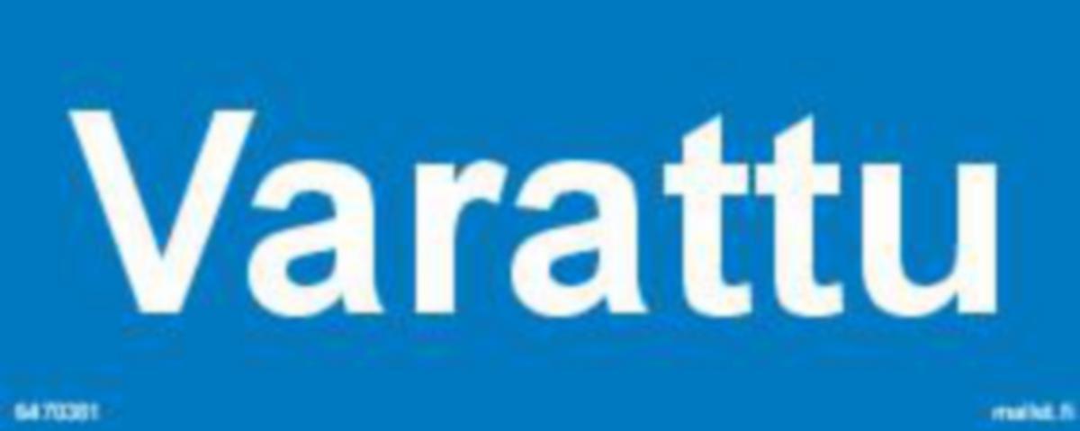 Merkintätarra Malkit Kiinteistö - MERKINTÄTARRA MALKIT VARATTU 100X40