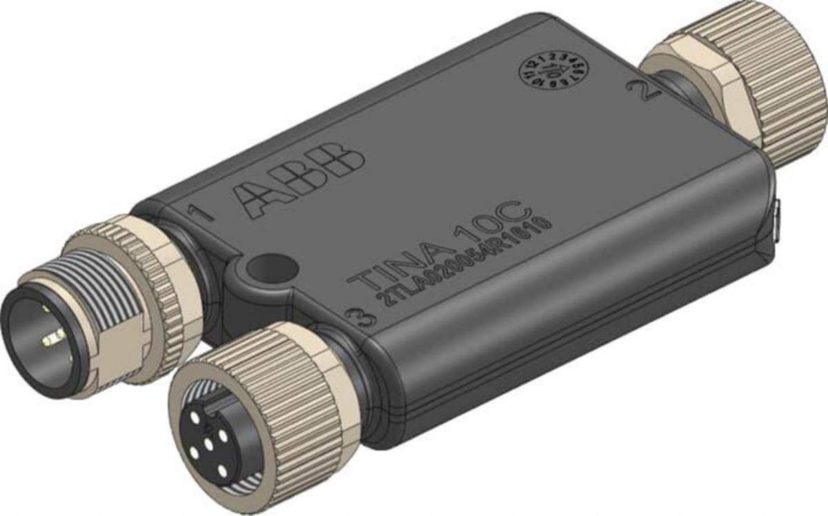 Adapteri ABB Jokab Safety - ADAPTERI JOKAB SAFETY TINA 10C V2, 3XM12, LED, OSSD