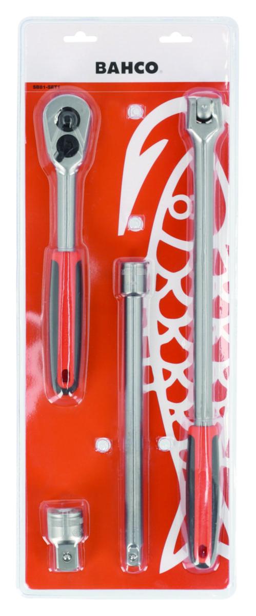 Räikkäväänninsarja Bahco SB81-SET1 1/2" - RÄIKKÄVÄÄNNINSARJA 1/2" BAHCO SB81-SET1