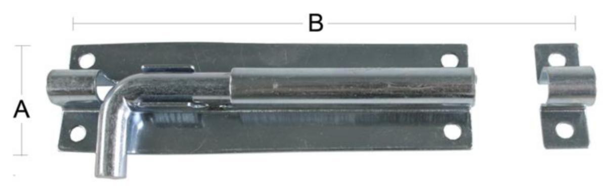 Työntösalpa 7123 Habo - TYÖNTÖSALPA 110 TERÄS SINKITTY HABO 7123