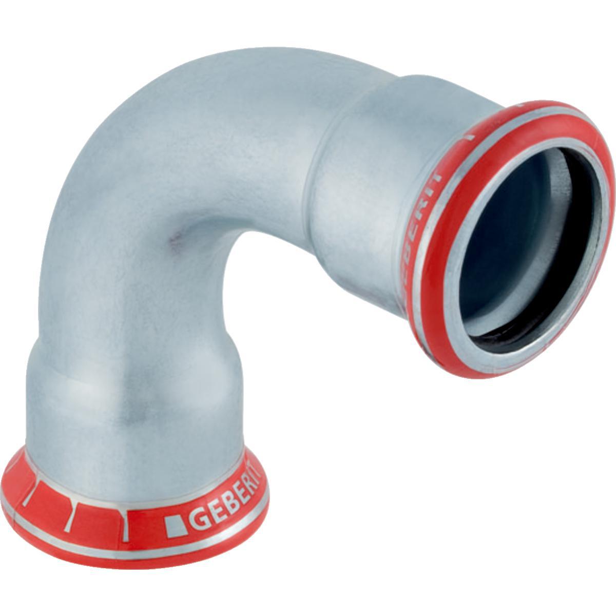 Käyrä 90° Mapress pyöristetty sinkitty - KÄYRÄ 90 PYÖRIST. SINKITTY MAPRESS 15