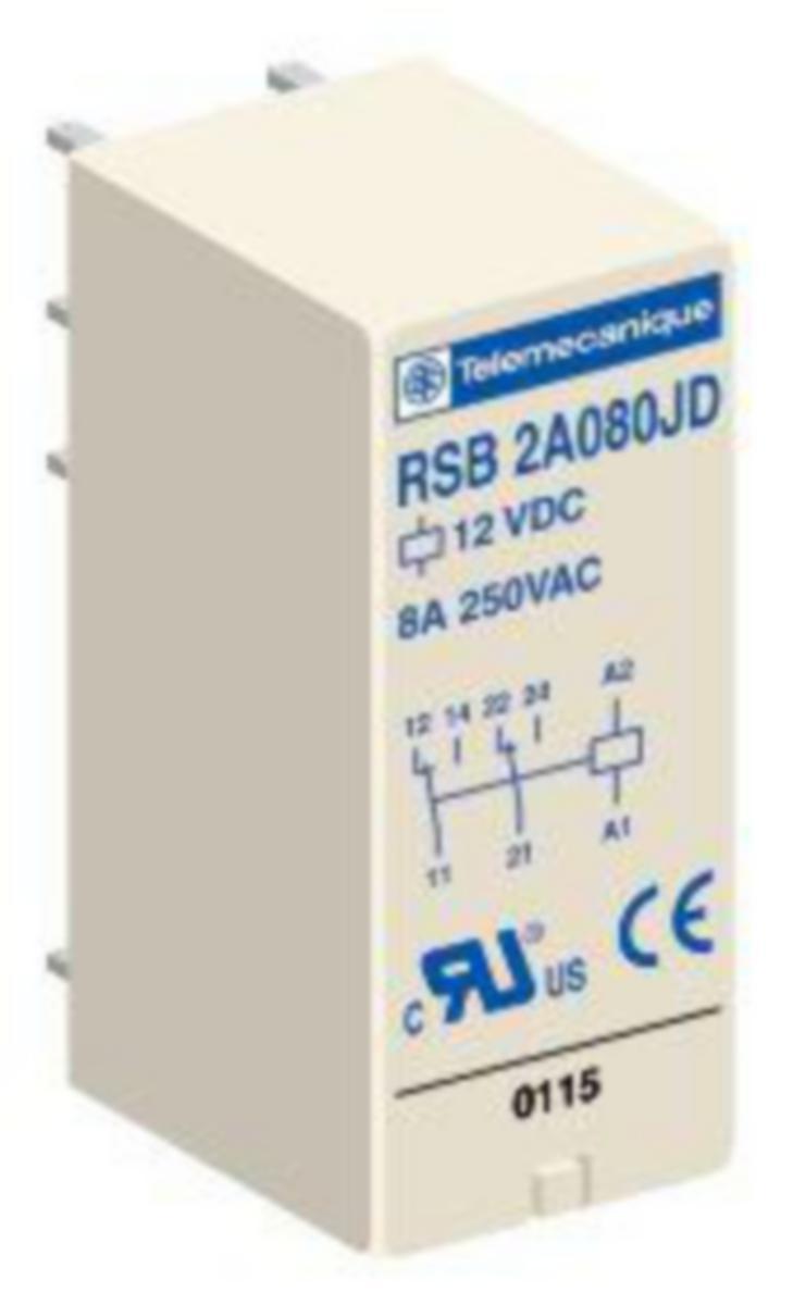Pistokantarele Schneider Electric Zelio - PISTOKANTARELE ZELIO 48VDC 2C/O 8A