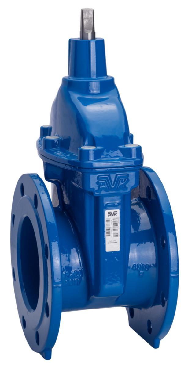 Laipallinen kumiluistiventtiili AVK - LAIPPAVENTTIILI AVK DN125 PN10/16 ILMAN KÄSIP