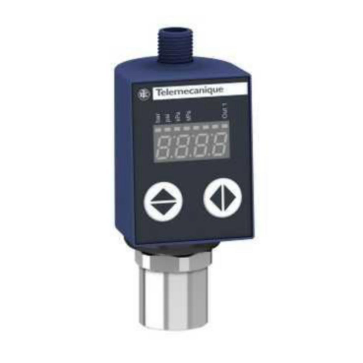Painelähetin Telemecanique OsiSense XMLR040G-sarja - PAIN.NÄYTTÖ 40BAR 1/4" 18NPT XMLR040G1N26 4-20MA NPN M12