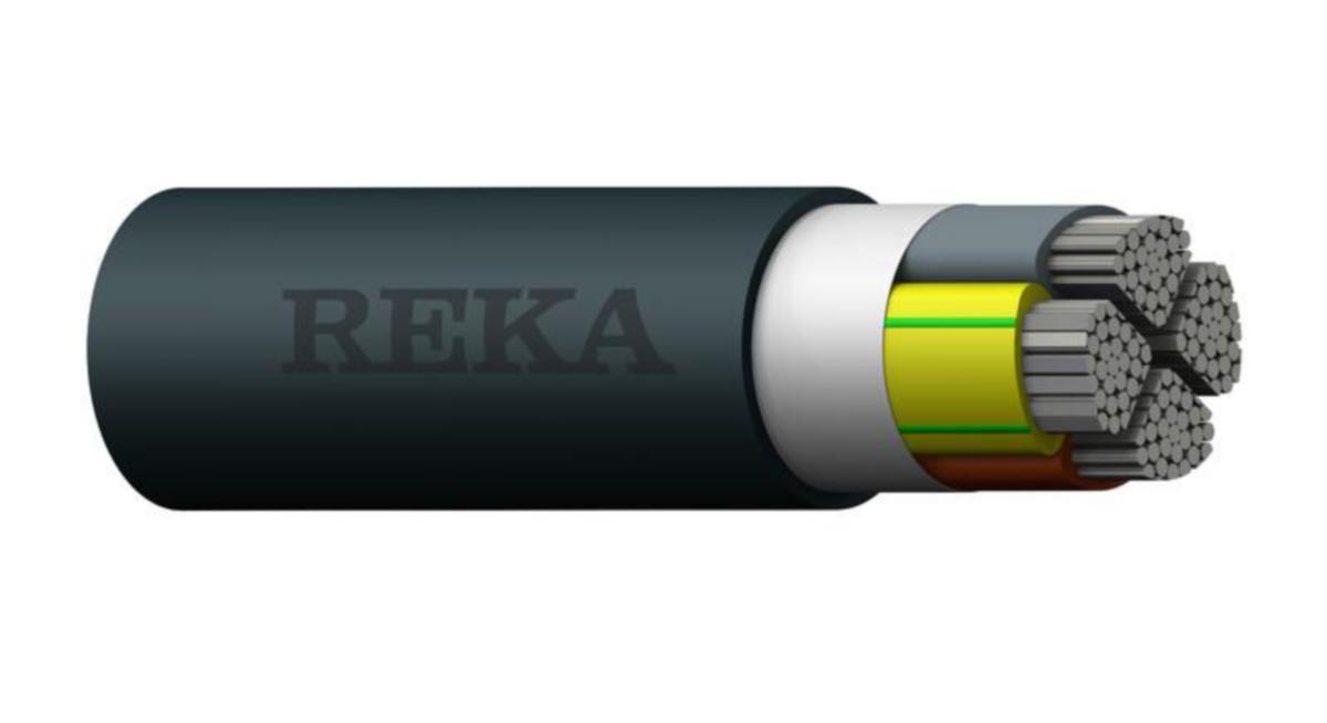 Alumiinivoimakaapeli AXMK 4x300 ECA - ALUMIINIVOIMAKAAPELI REKA AXMK 4x300S Eca K500