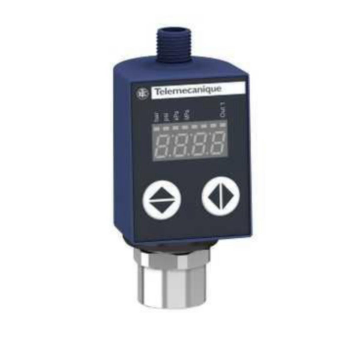 Painelähetin Telemecanique OsiSense XMLR001G-sarja - PAIN. NÄYTTÖ 1BAR G1/4" XMLR001G1P25 4-20MA M12