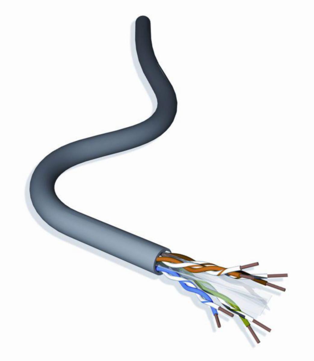 Tietoverkkokaapeli-CAT6 Brand-Rex U/UTP ECA - TIETOVERKKOKAAP CAT6 BRANDREX BR C6U-HF1 1XU/UTP 250MHZ
