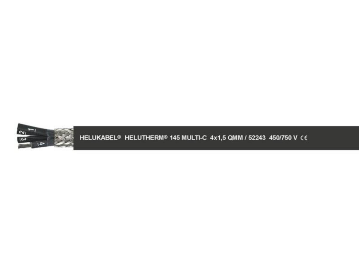 Asennuskaapeli lämmönkestävä Helukabel Helutherm 145 Multi-C - ASENNUSKAAP LÄM.K HELUKABEL HELUTHERM 145 MULTI-C 4X1,5