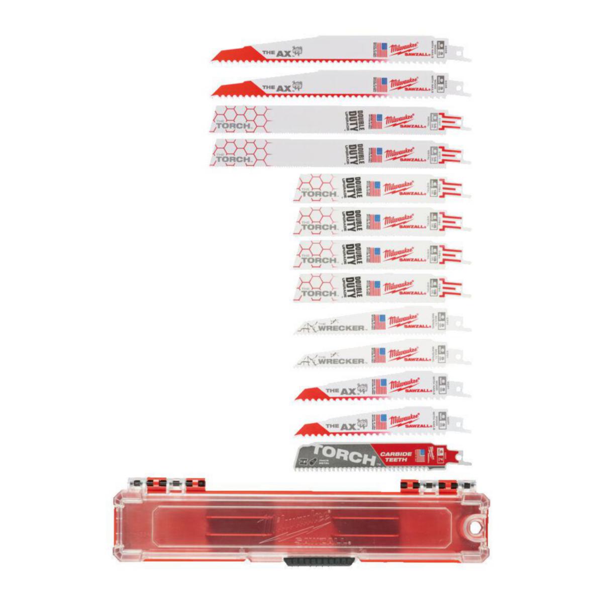 Puukkosahanteräsarja Milwaukee 4 13osaa - PUUKKOSAHANTSARJA MILWAUKEE 4 13KPL