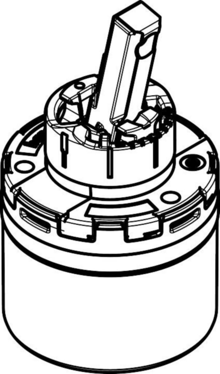 Säätöosa Hansgrohe keraaminen - SÄÄTÖOSA HANSGROHE 93897000 KERAAMINEN M35LXS