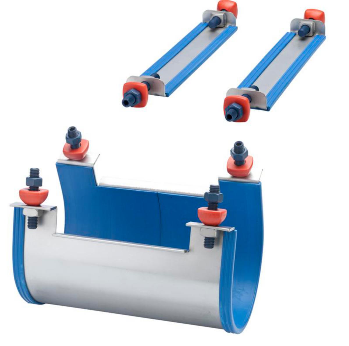 Laippasatulan sanka AVK kovalle putkelle - SANKA. 2 KPL. KOVALLE PUTKELLE 160-180 MM