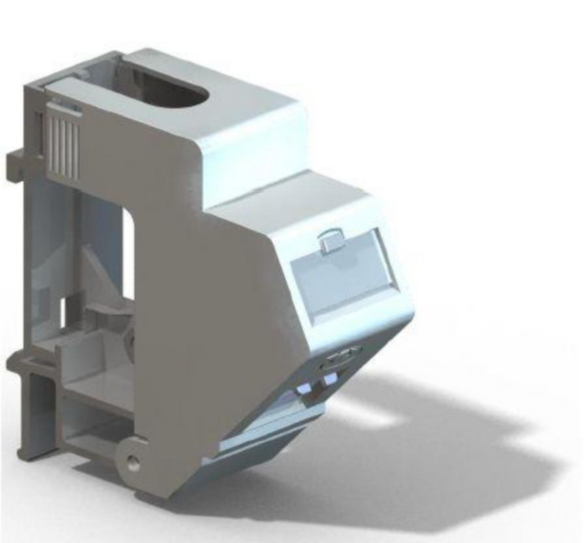 Telerasia Brand-Rex - TELERASIA BRANDREX DIN RAIL SNAP-IN JACK MODULE