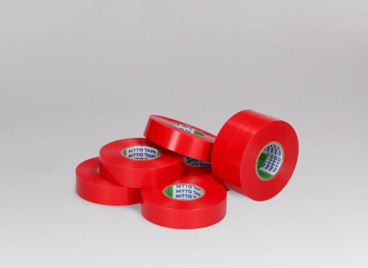 Värimerkintäteippi Nitto Denko 21A - VÄRIMERKINTÄTEIPPI NITTO DENKO NITTO 21A 15MMX10M PUN