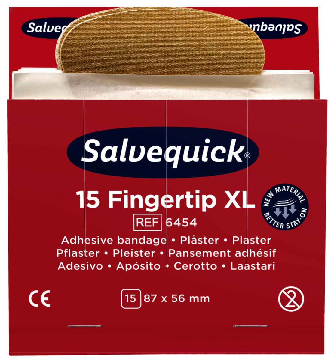 Sormenpäälaastari Salvequick 6454 - SORMENPÄÄLAASTARI 6X15 KPL CEDERROTH 6454