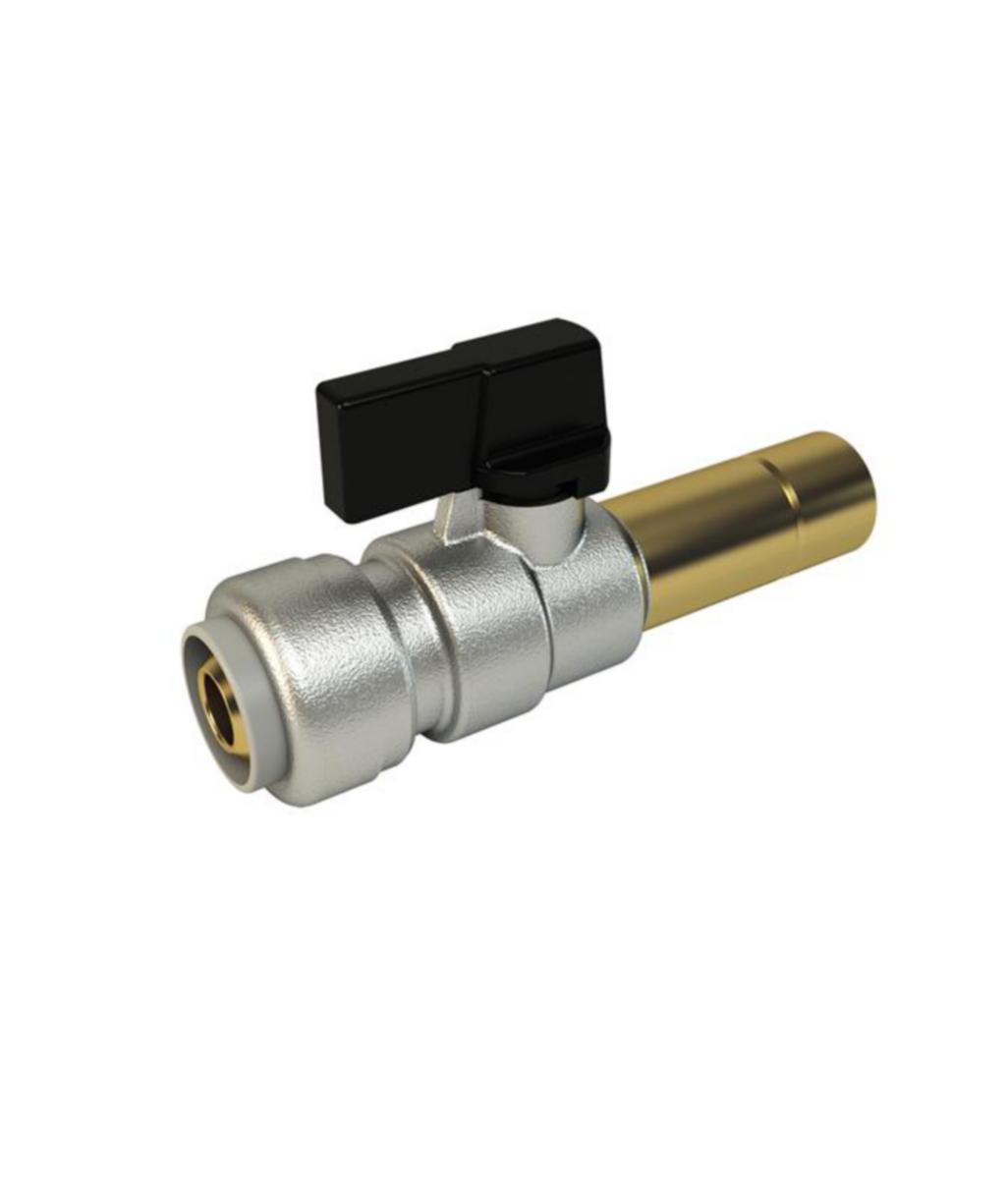 Palloventtiili LK PushFit AX16 - PALLOVENTTIILI PISTOLIITTIMILLÄ, AX16