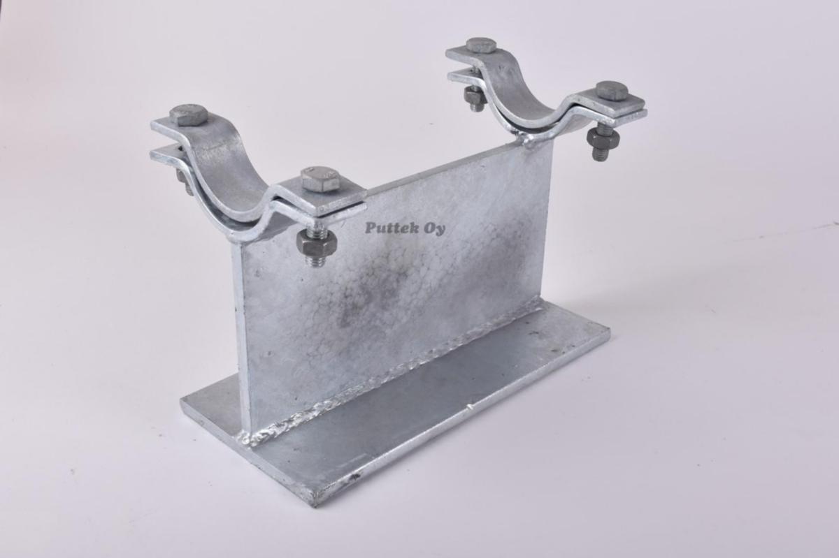 Liukukannake, korkea (ruuvit ja mutterit) kuumasinkitty PSK 7323 (SFS 5376) - LIUKUKANNAKE ZNK PSK 7323 DN15/21(SFS 5376) KORKEA P+M