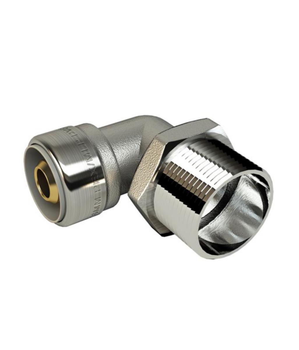Kulmaliitin LK 90º PushFit AX uk - PISTO-/KIERRELIITIN KULMA PISTOLIITIN 90° AX25 X G20UK