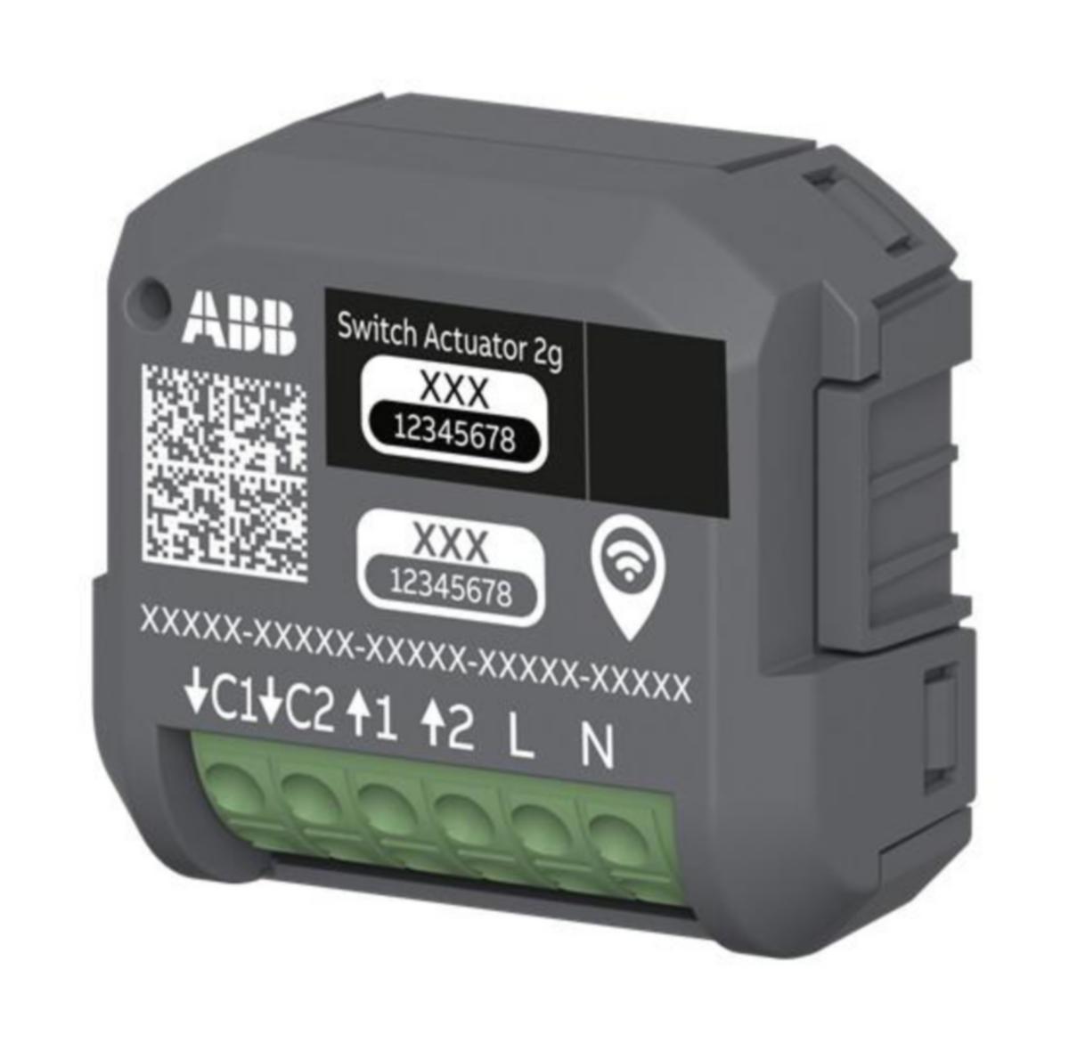 Toimilaite ABB-free@home - TOIMILAITE FREEHOME RELEYKSIKKÖ 2-KANAVAA 230VAC